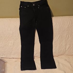 Rockies Women's Black Boot-Cut Denim Size 8 Long